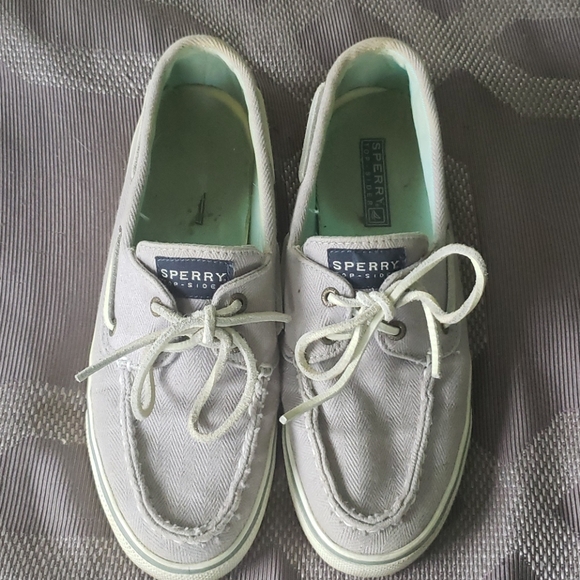 Gray Sperry Top-Siders - Picture 2 of 5